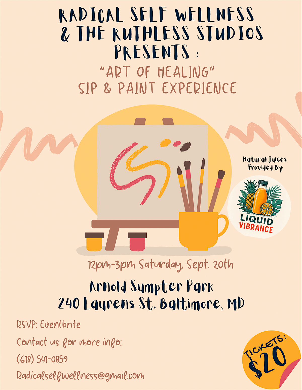 \u201cArt of Healing\u201d Sip & Paint Experience