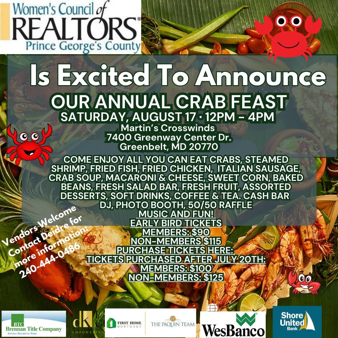 Women's Council of Realtors Annual Crab Feast