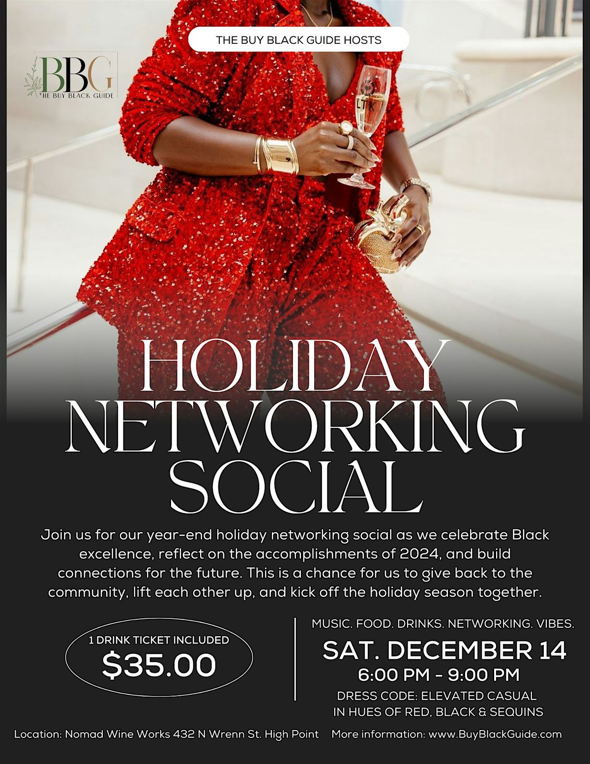 Holiday Networking Social hosted by The Buy Black Guide