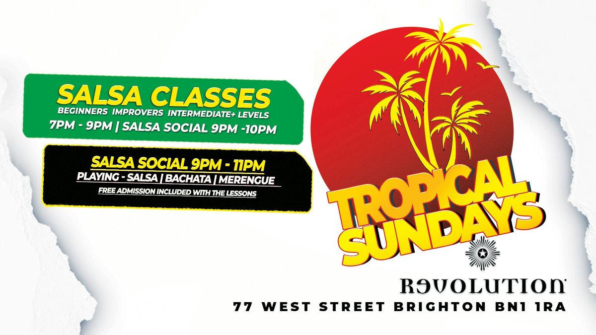 TROPICAL SALSA SUNDAYS  At PATTERNS 