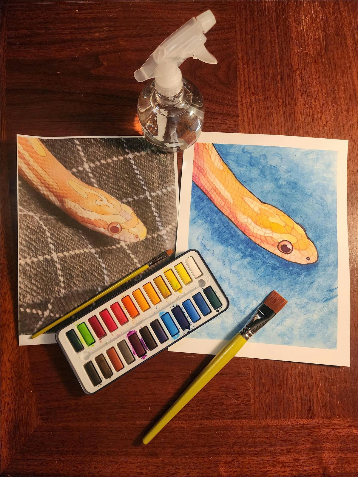 Watercolor Pet Portrait Workshop