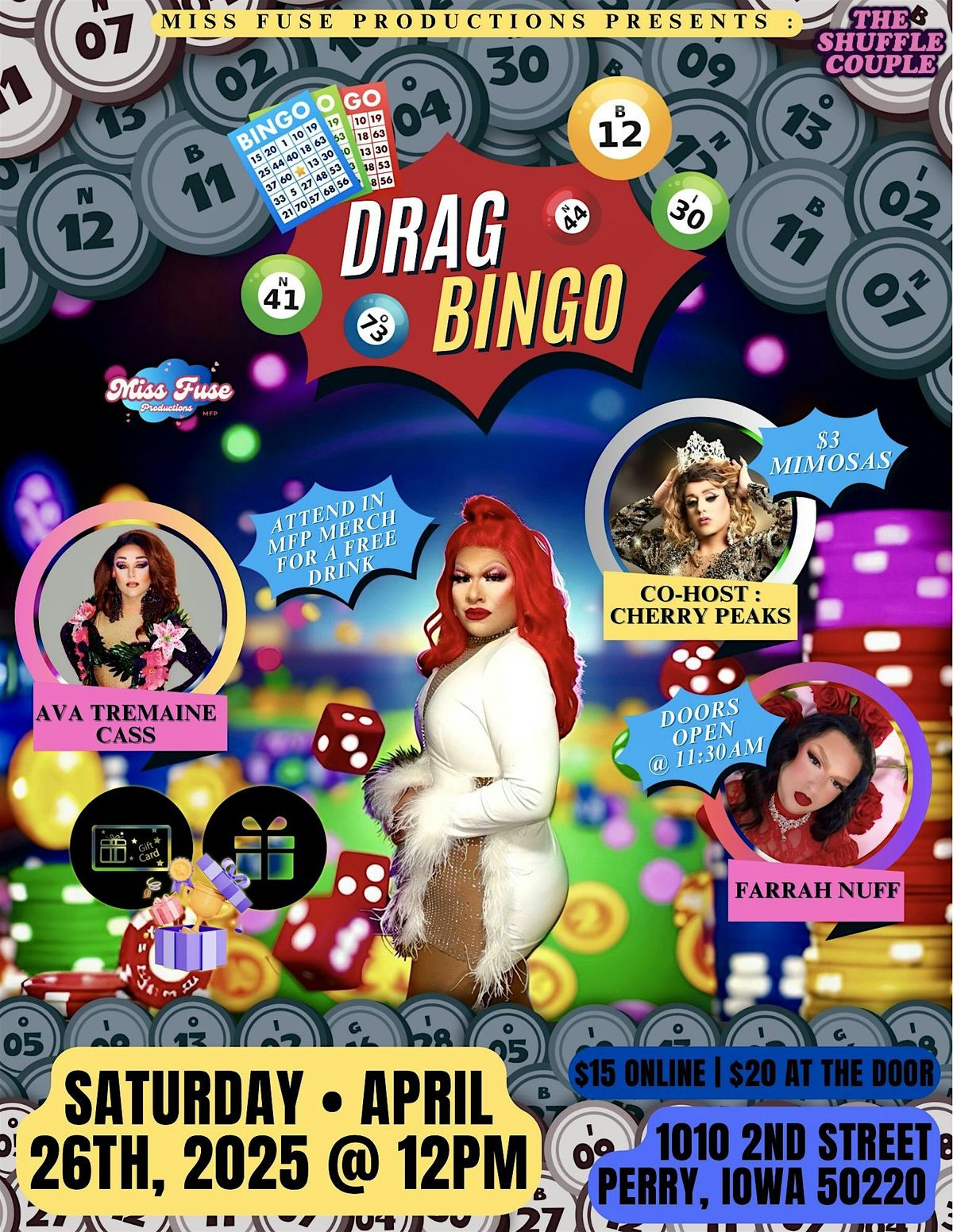 Drag Queen BINGO in Perry, IA