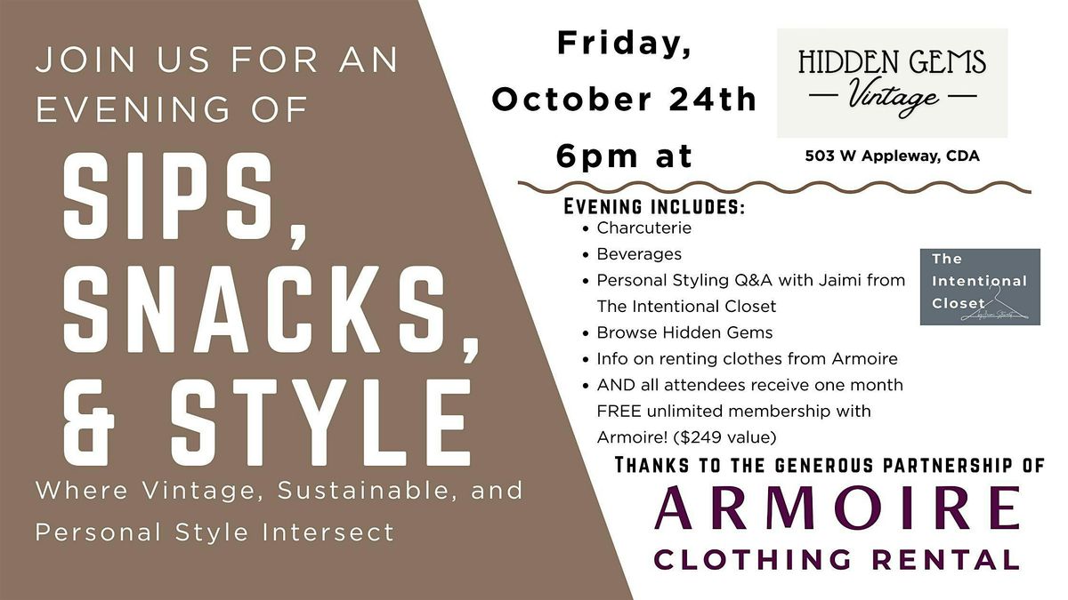 An Evening of Sips, Snacks, and Style
