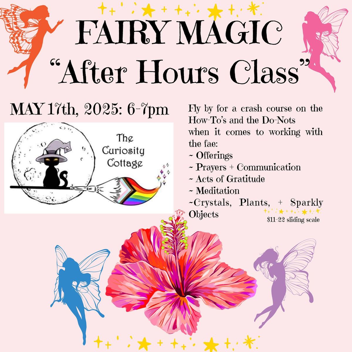 FAIRY MAGIC \u201cAfter Hours Class\u201d @ The Curiosity Cottage