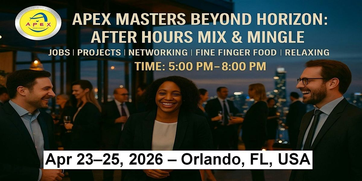 Apex Meet-ups Cooperation \u2022 Jobs \u2022 Networking in Orlando, FL, USA