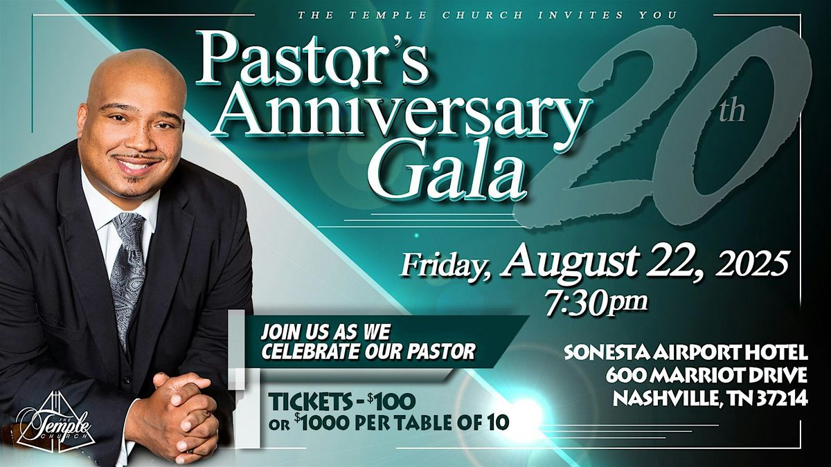 The Temple Church - 20th  Anniversary Gala for Pastor Darrell A. Drumwright