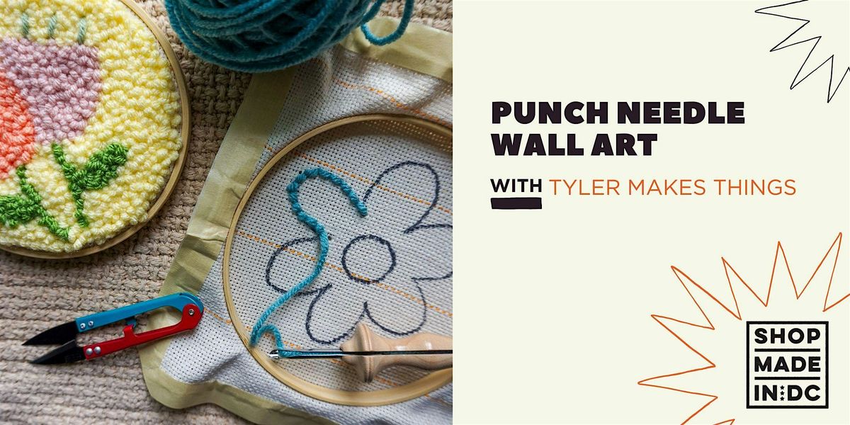 Punch Needle Wall Art w\/Tyler Makes Things