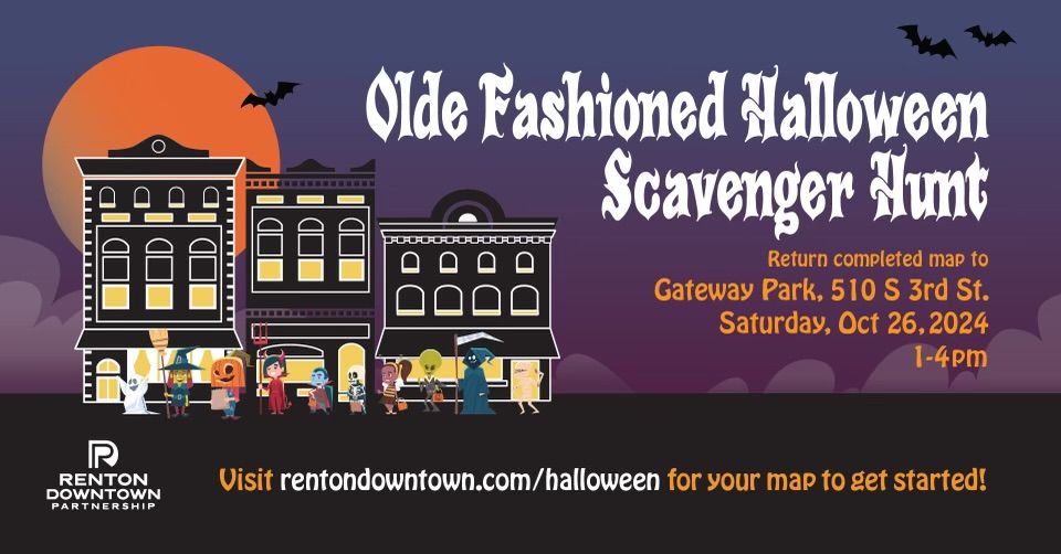 Olde Fashioned Halloween Scavenger Hunt