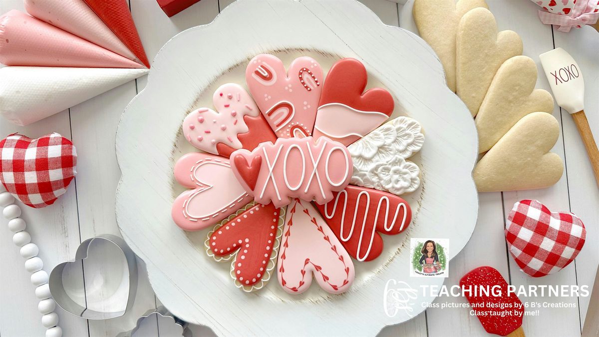 Valentine Heart Platter Cookie Decorating Classes