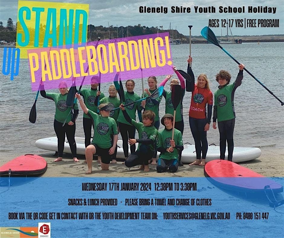 Stand Up Paddle Boarding School Holiday Program - Morning session