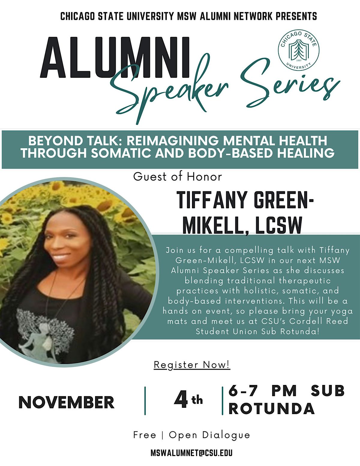 Chicago State University MSW Alumni Speaker Series