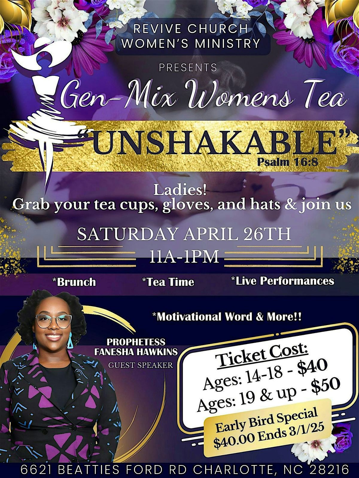 Women's Gen-Mix Tea: UNSPEAKABLE