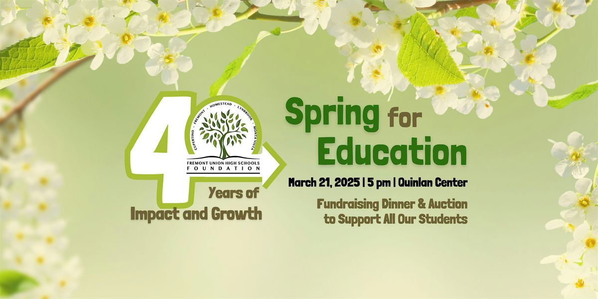 Spring for Education 2025, Quinlan Community Center, Cupertino, 21 ...