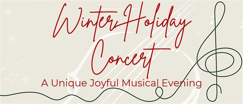 Winter Holiday Concert... \u00e0 la fran\u00e7aise !