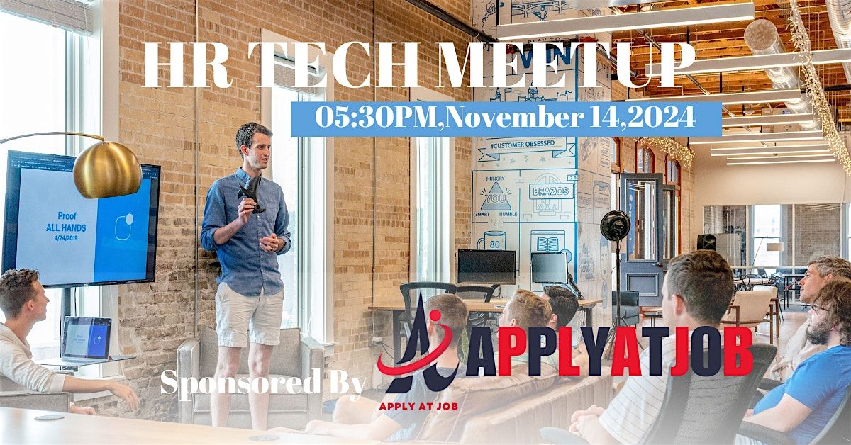 HR & AI Tech Meetup with Apply At Job