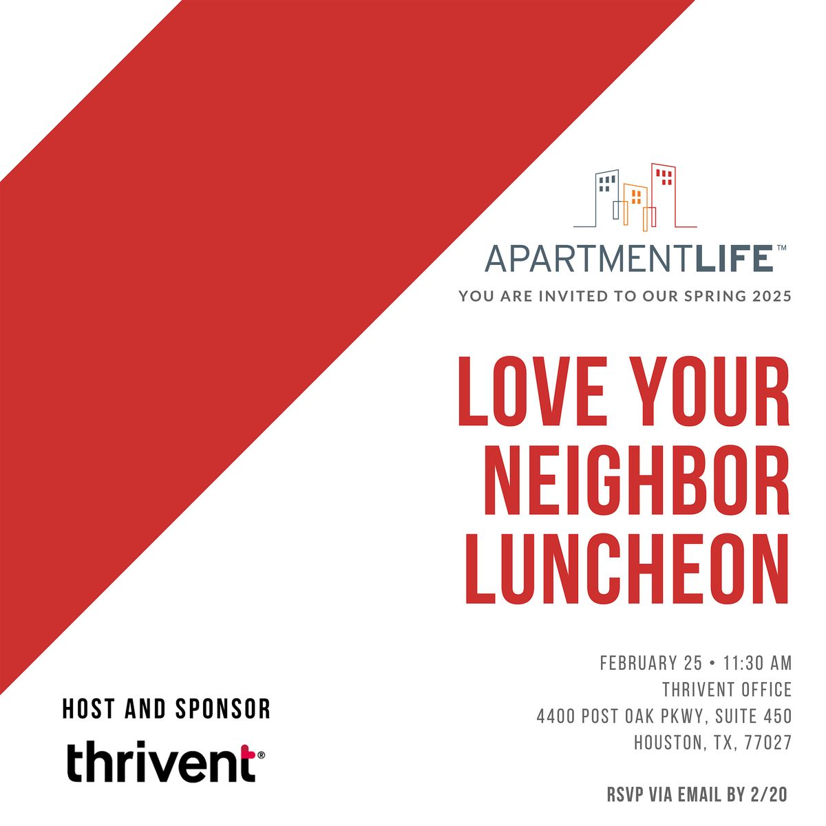 Spring 2025 Love Your Neighbor Luncheon