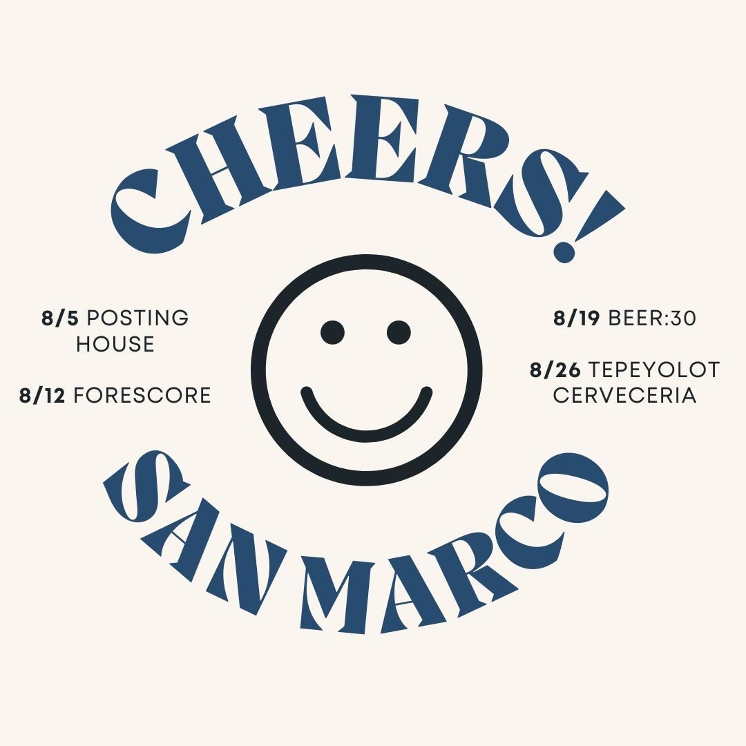 CHEERS: San Marco Happy Hour