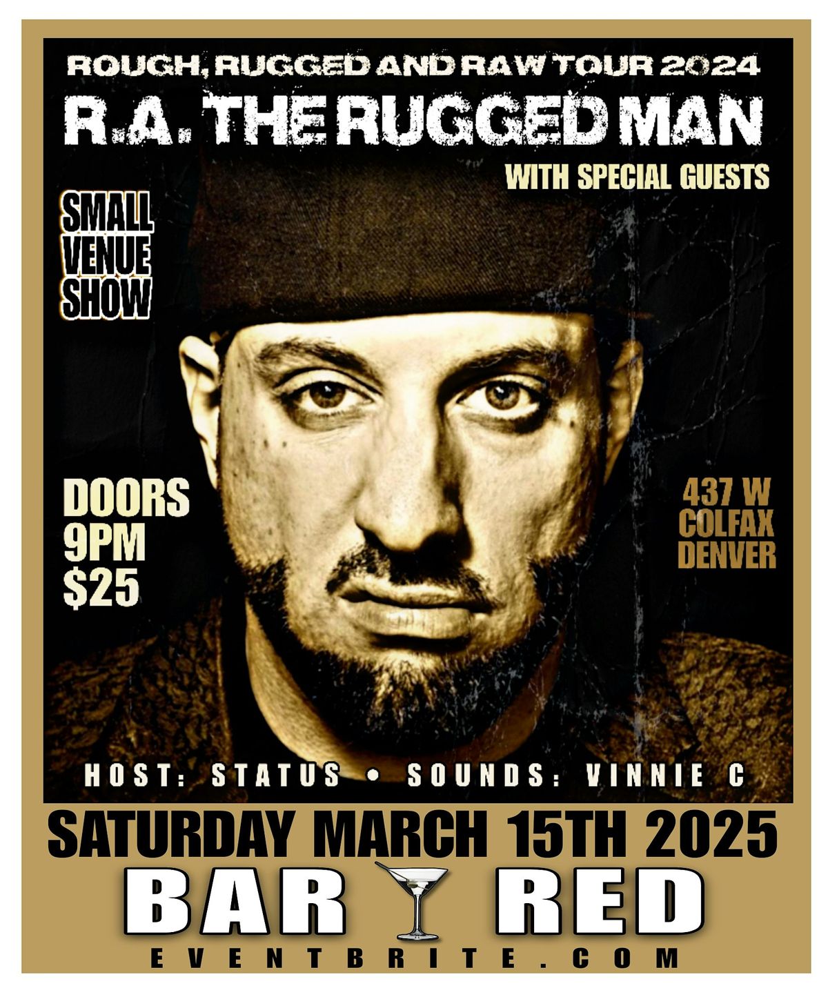 R.A. THE RUGGED MAN LIVE AT BAR RED SATURDAY MARCH 15TH 2025. 25