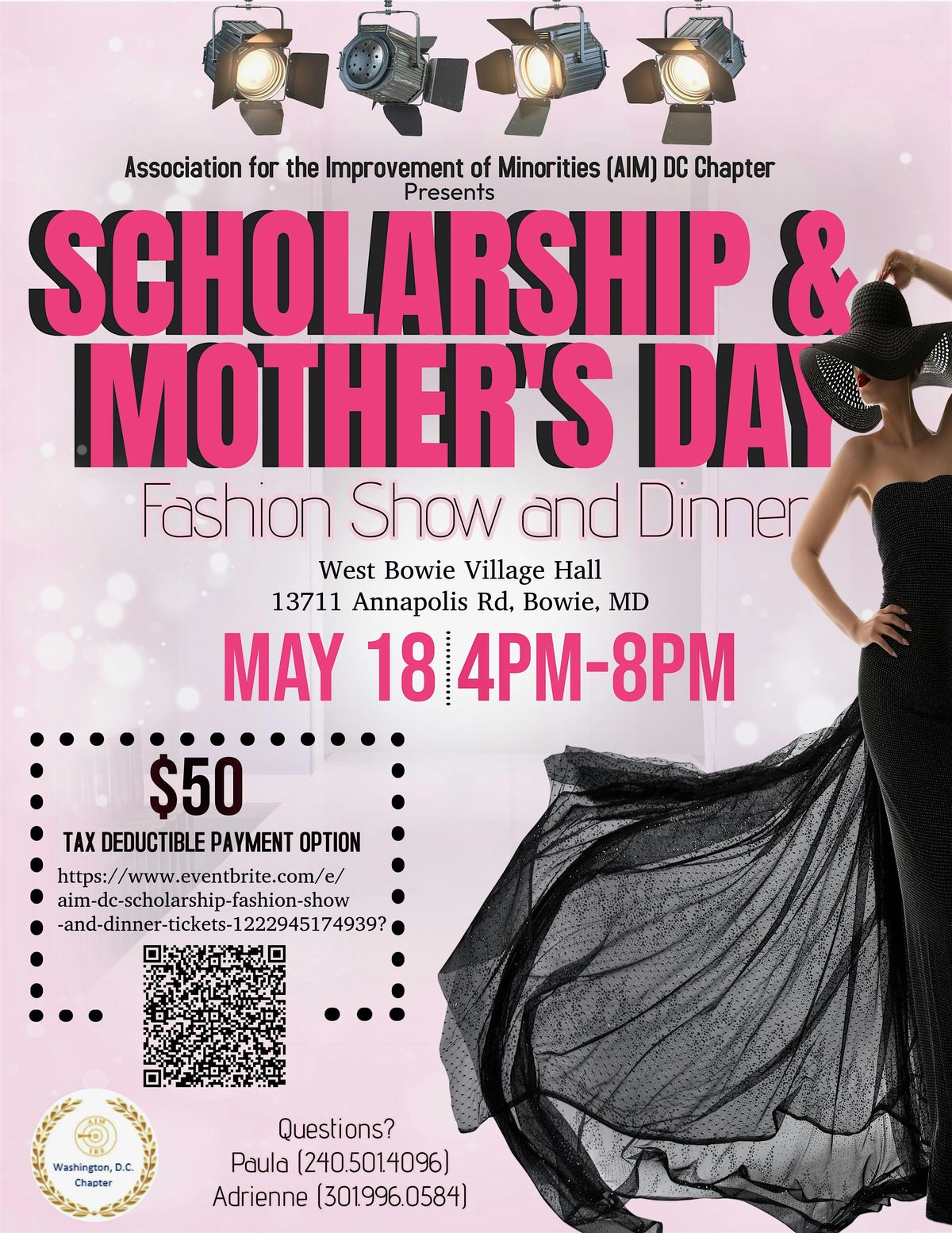 AIM DC Scholarship Fashion Show and Dinner