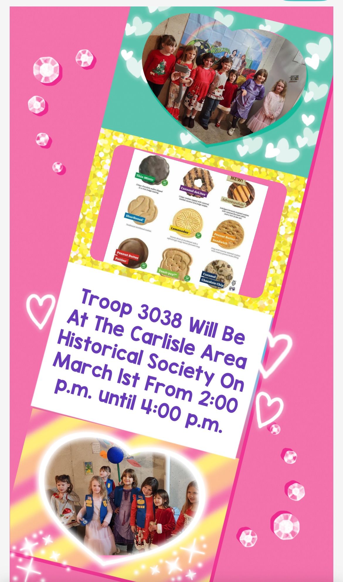 Troop 3038 Girl Scout Cookie Sale