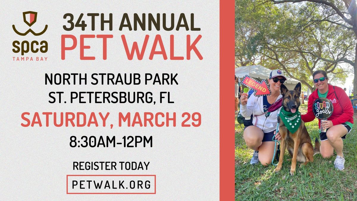 34th SPCA Tampa Bay Pet Walk - ST. PETE LOCATION