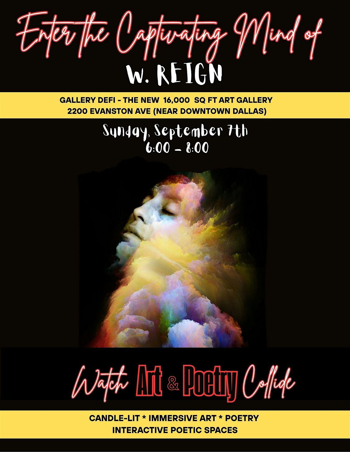 Enter the Captivating Mind of W. Reign: Where Art & Poetry Collide