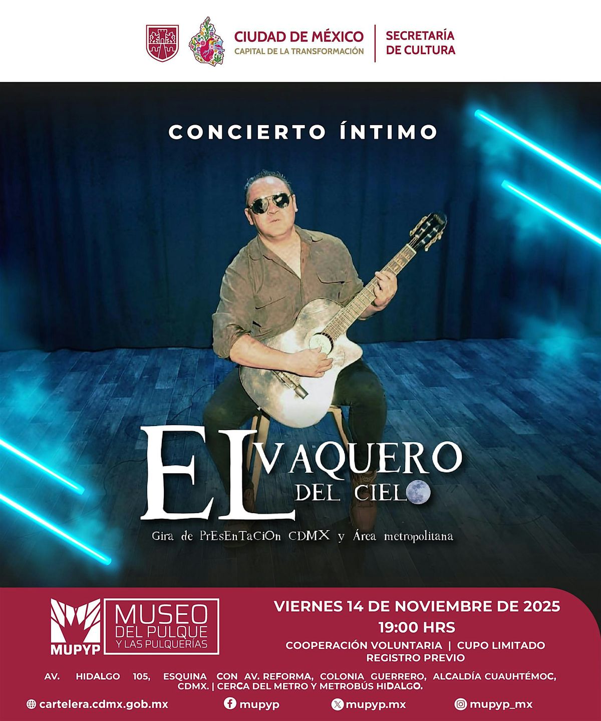 CONCIERTO \u00cdNTIMO \/ EL VAQUERO DEL CIELO