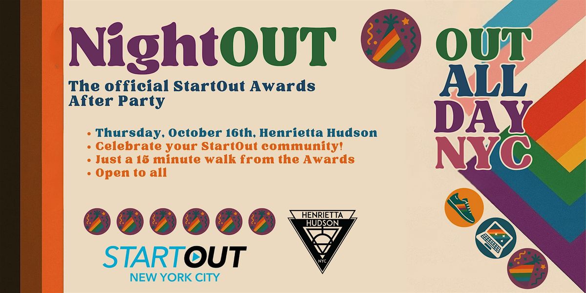 NightOUT: Official StartOut Awards After Party