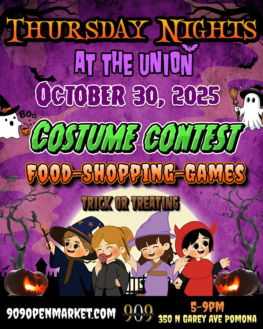 Costume Contest + Trick-or-Treating \u2013 Thursday Night Market at The Union