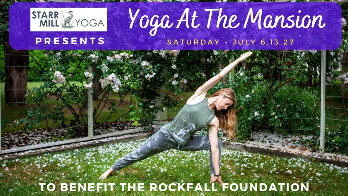 Yoga in the Rose Garden at Wadsworth Mansion