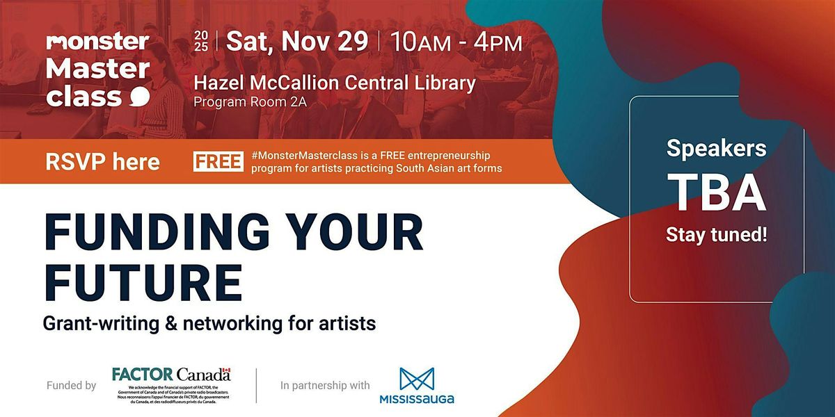 #MonsterMasterclass: Grant-Writing for Artists