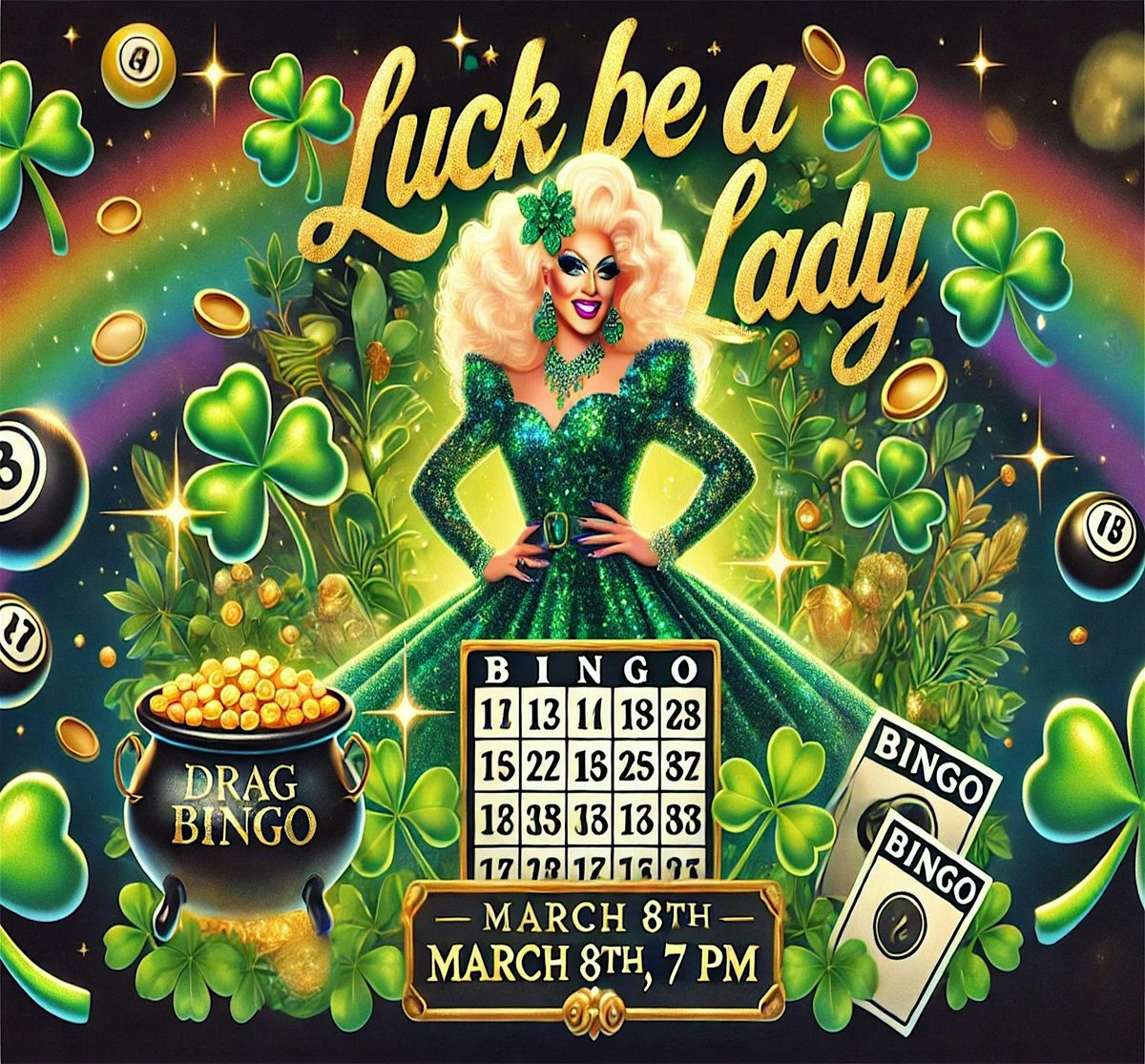 LUCK BE A LADY - DRAG BINGO!