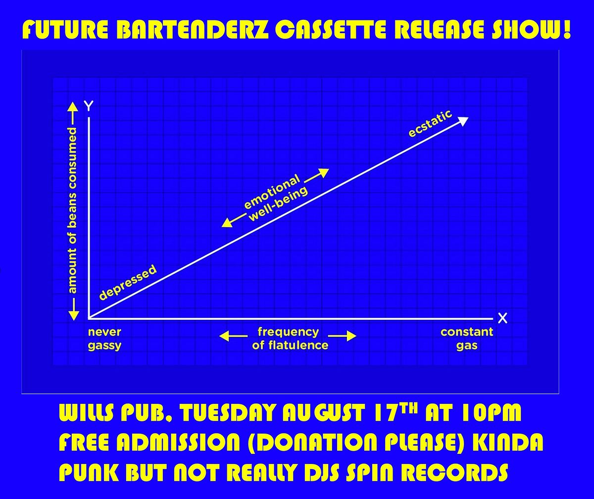 Future Bartenderz (Cassette Release Party) + Kinda Punk Not Really