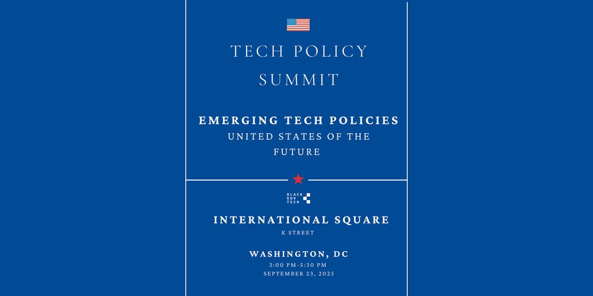 Black Gov Tech | CBC ALC Tech Policy Summit