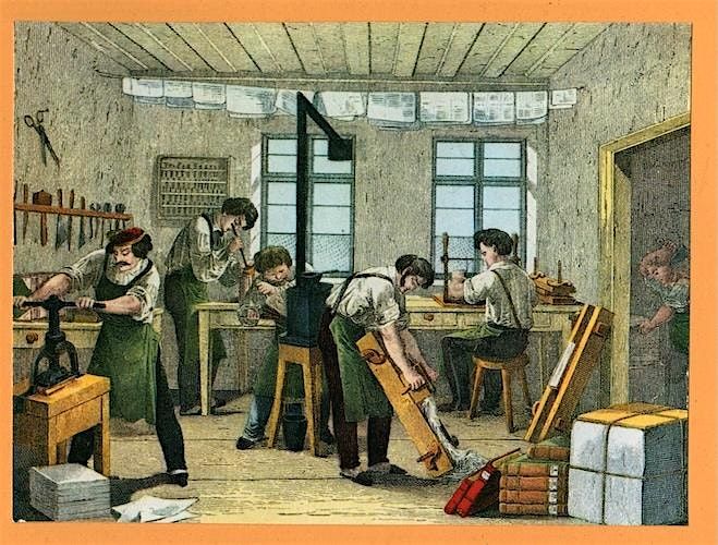 Tour of a  working 1890's  Bookbindery in Troy,  N.Y.