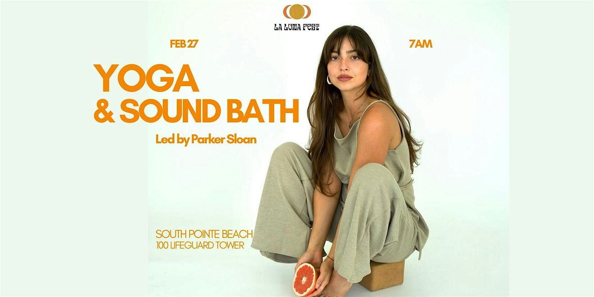 Free Sunrise Beach Yoga & Sound Bath