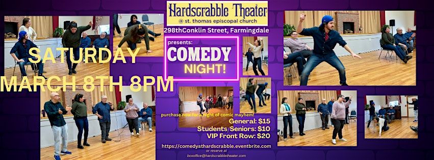 Hardscrabble Comedy Night!