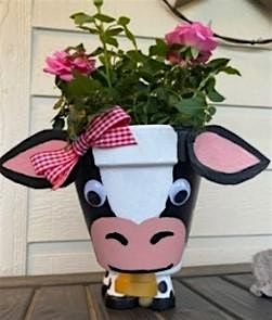 Mooooove quickly to make this flower pot cutie !