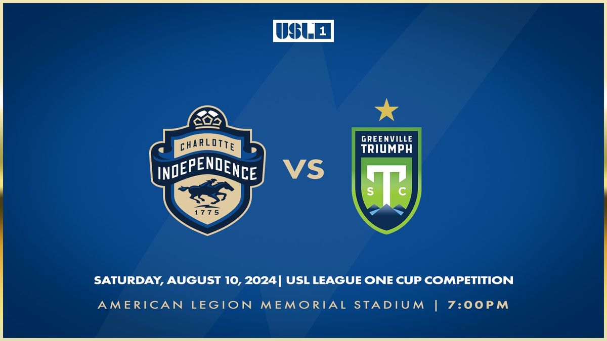 Charlotte Independence vs Greenville Triumph