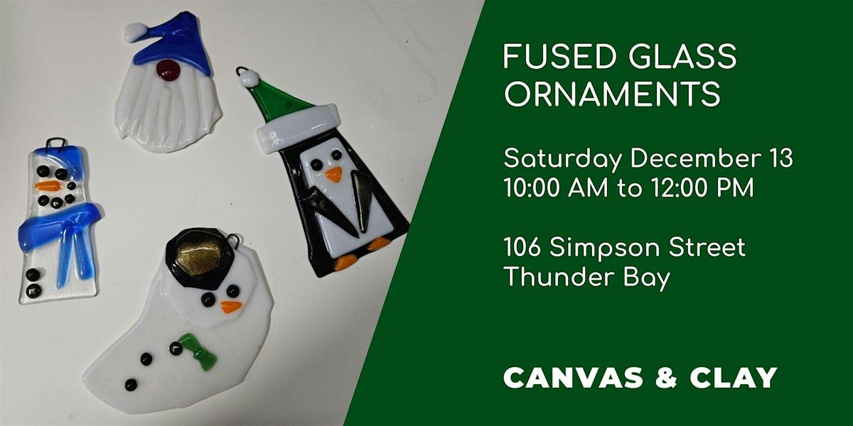 Fused Glass Ornaments