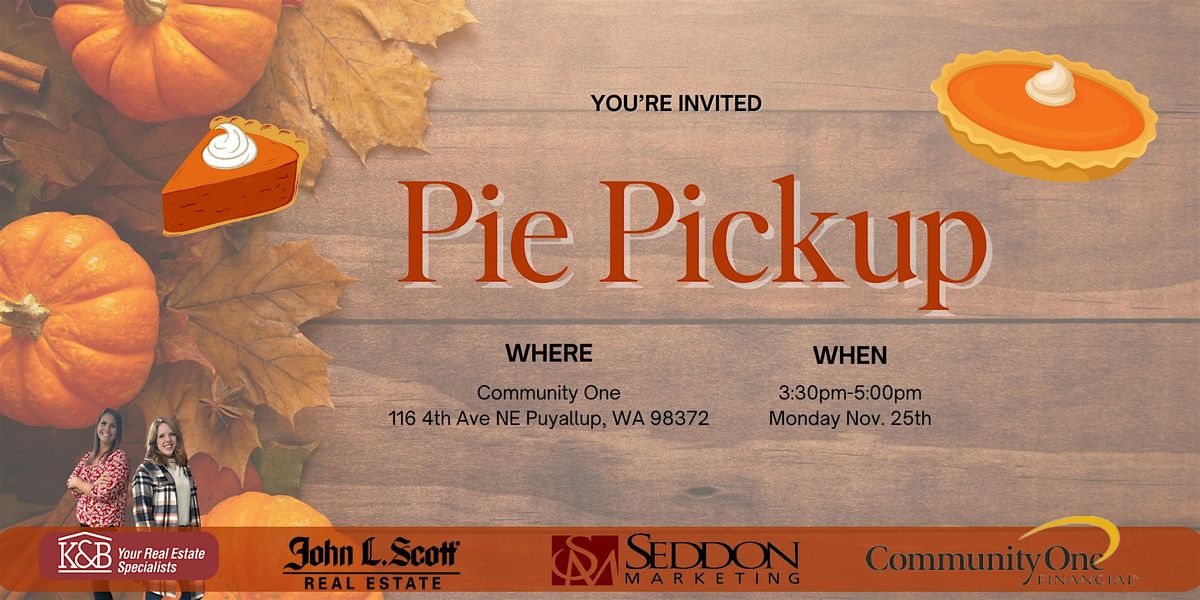 Pie Pickup Event