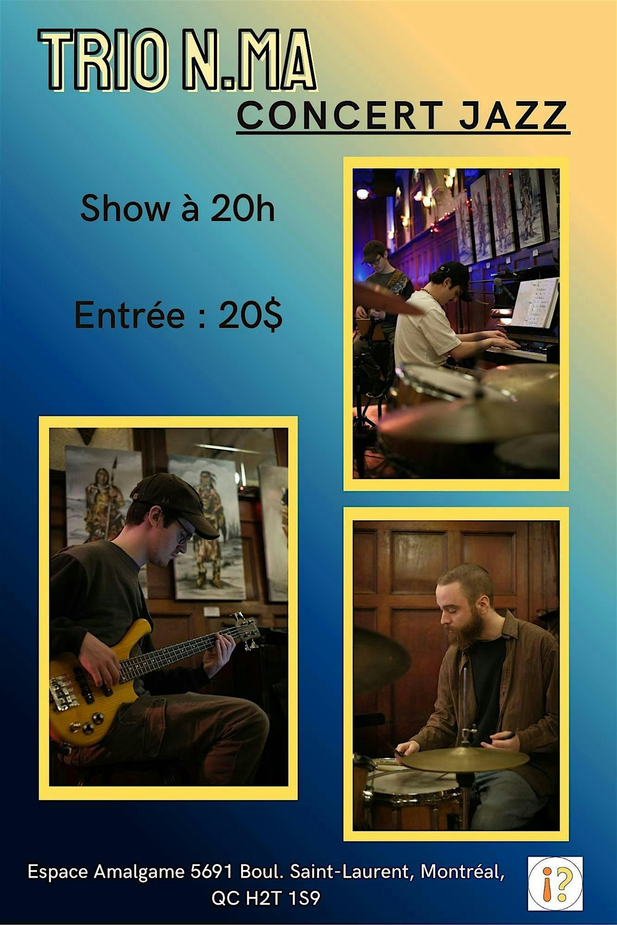 TRIO N.MA - Concert Jazz