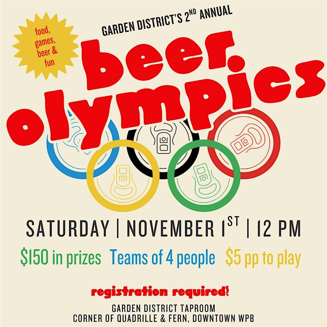 Garden District Taproom's 2nd Annual Beer Olympics