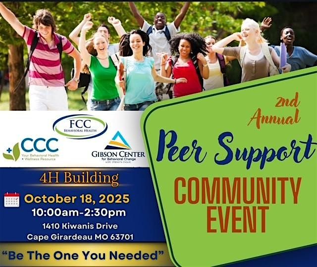 2nd Annual Peer Support Community Event "Be The One You Needed"