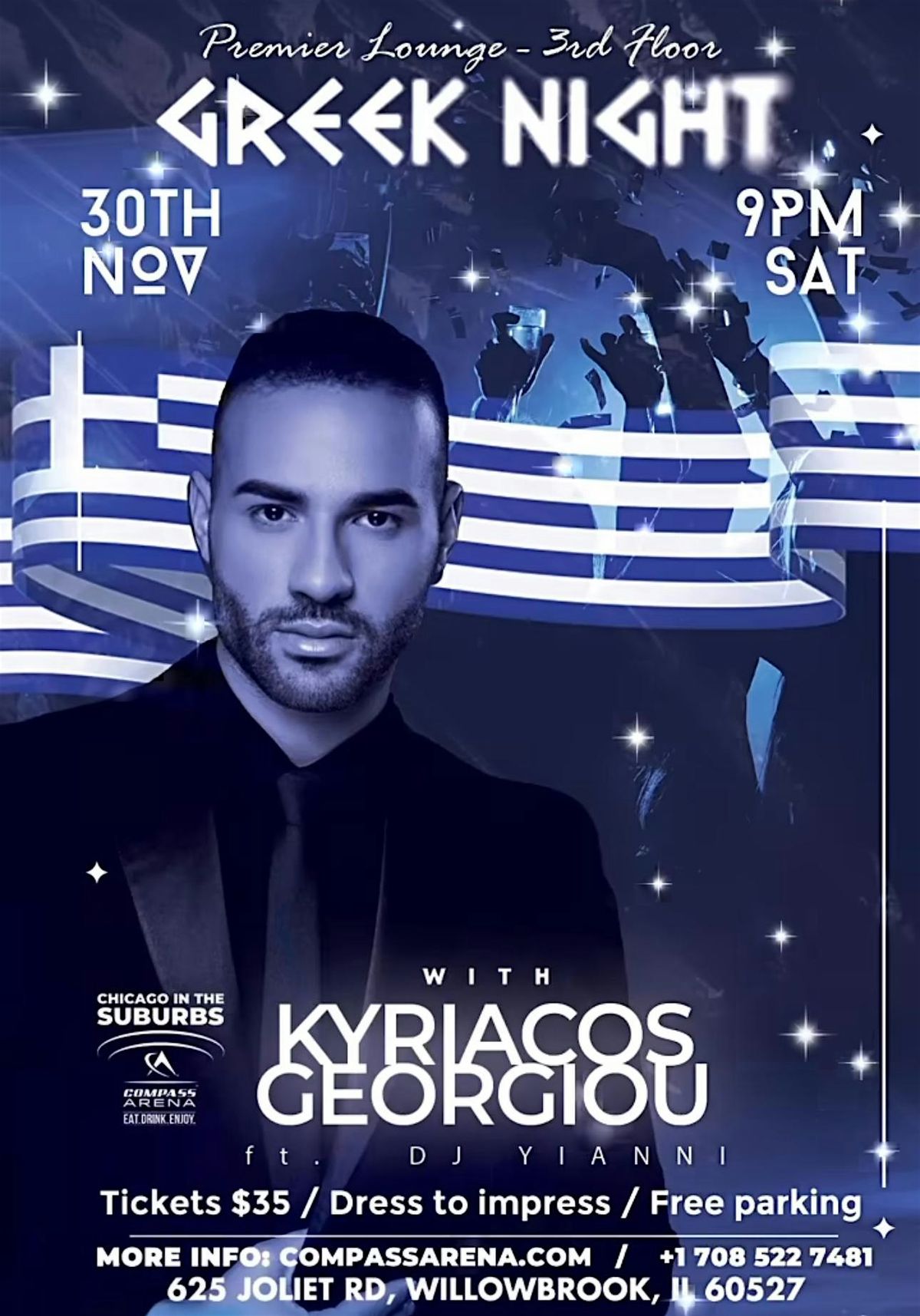 Greek night with Kyriacos Georgiou ft. DJ Yianni