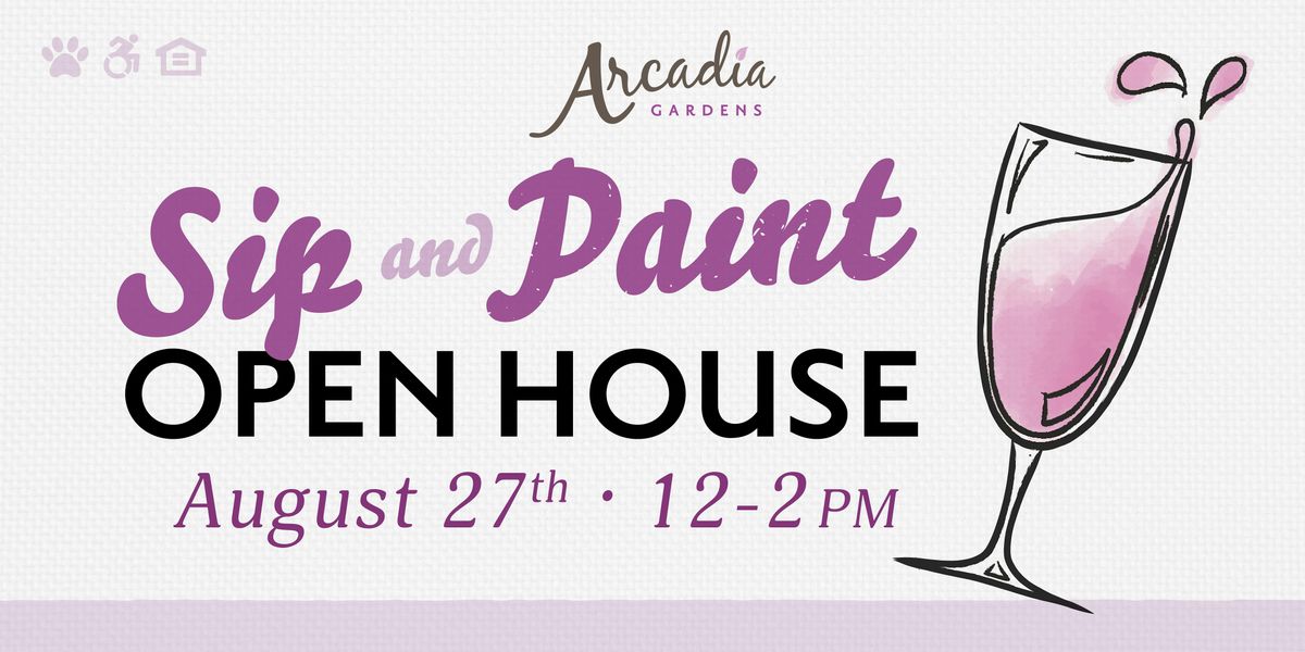 Sip and Paint Open House