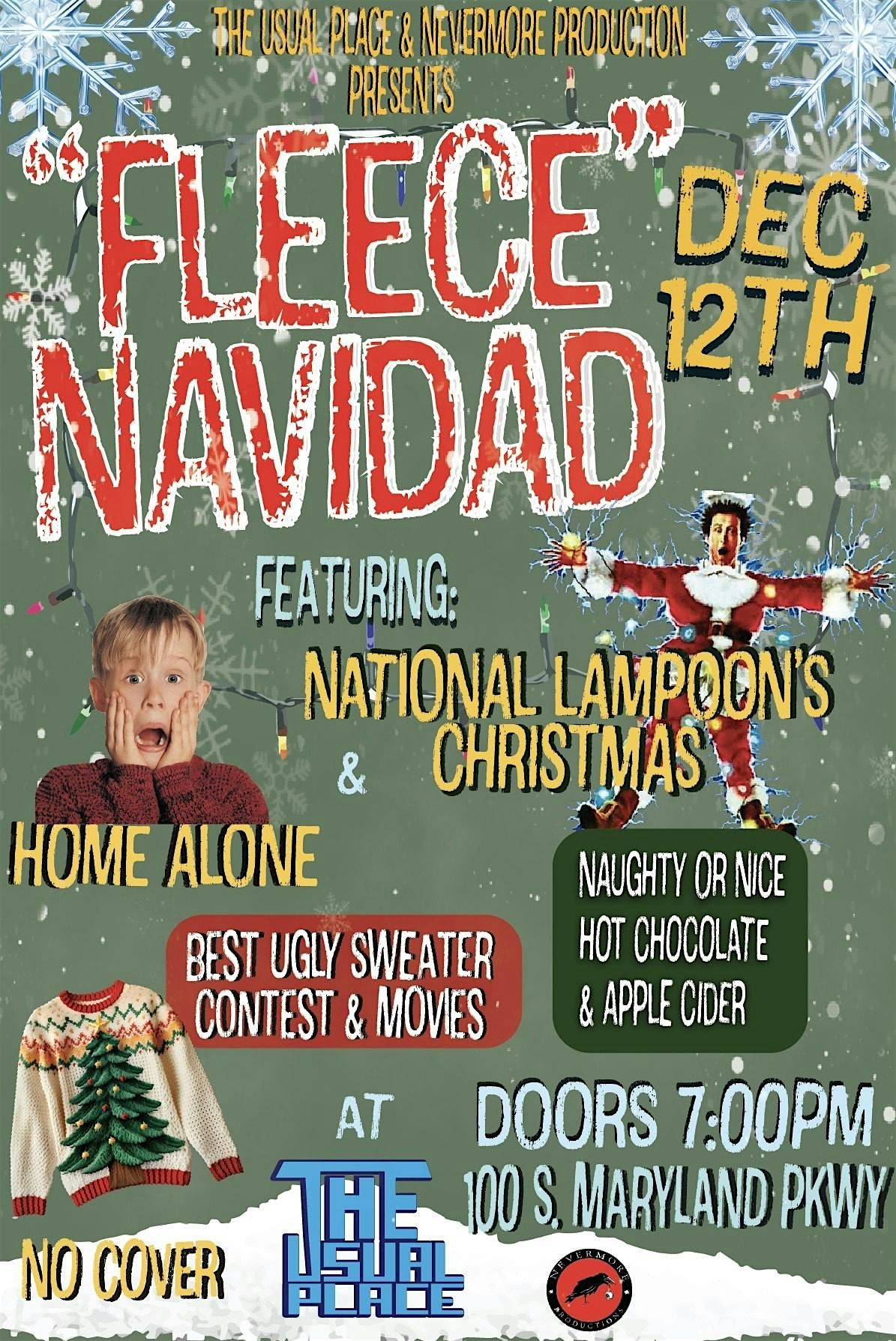 Fleece Navidad -- Ugly Sweater Party at The Usual Place