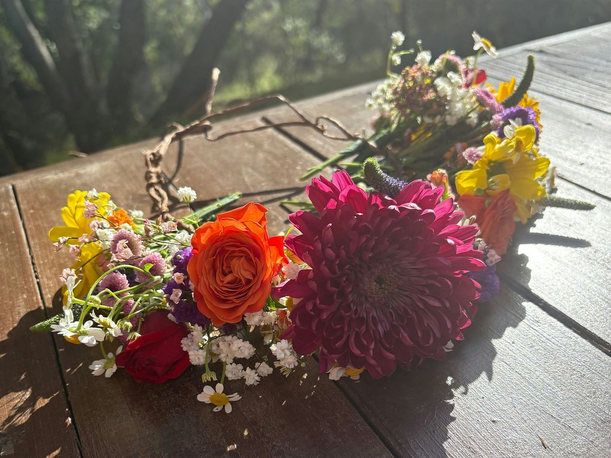 Crown Yourself in Blooms: Flower Crown-Making Experience