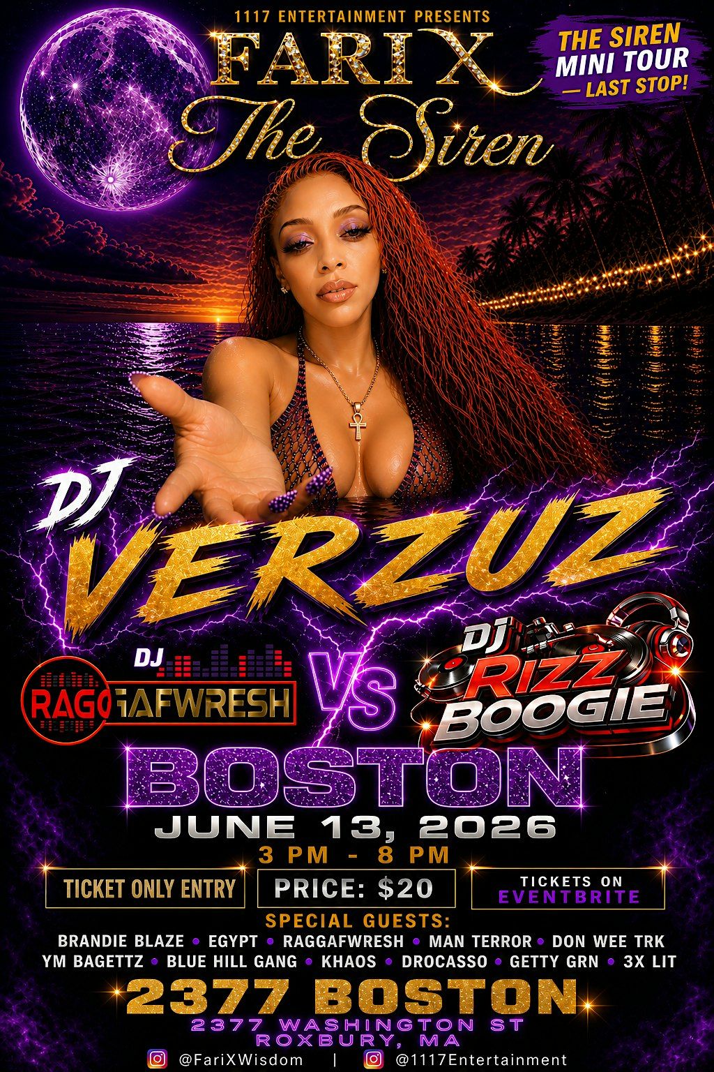 Fari X \u2013 The Siren Mini Tour: Grand Finale (Boston\/Roxbury)