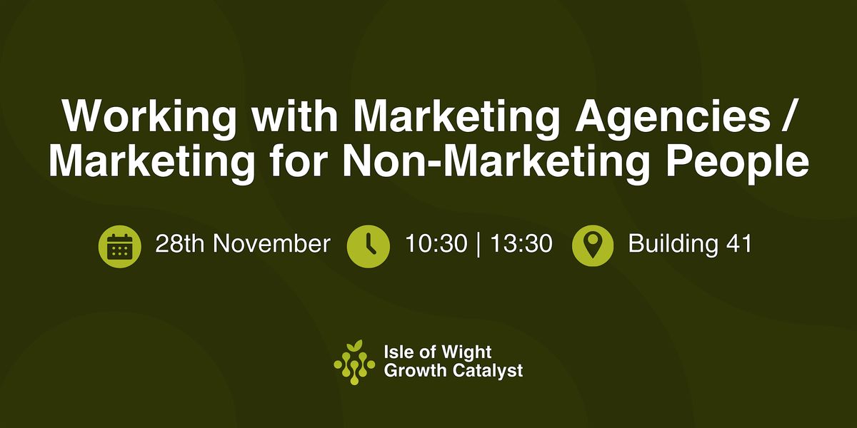 Workshop - Marketing for non-marketing people